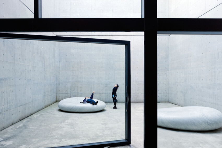 An Open Space in a Museum, Japanese Style Architecture