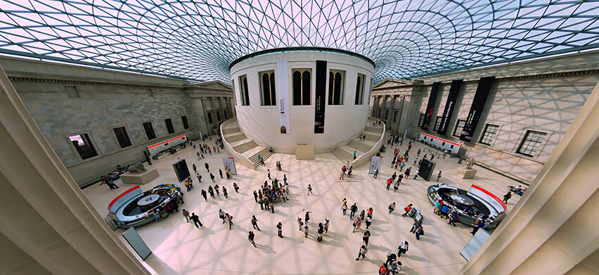 Queen Elizabeth II Great Court in the British Museum, London