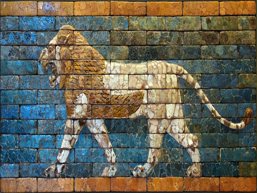 An Assyrian lion at the Ishtar Gate