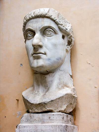 the Statue of Constantine the Great