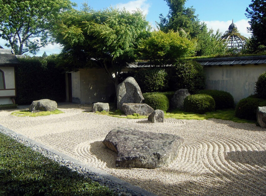 A Zen Garden - Landscape Japanese Architecture