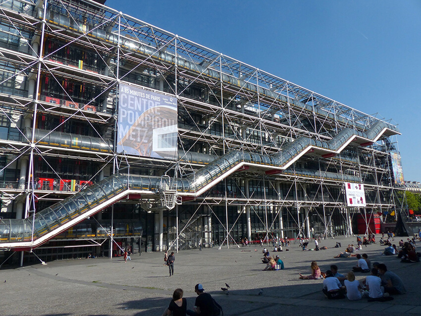 George Pompidou Center in Paris, France