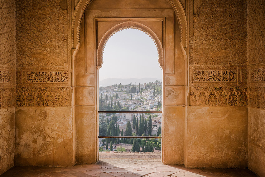 A simple Moorish arch