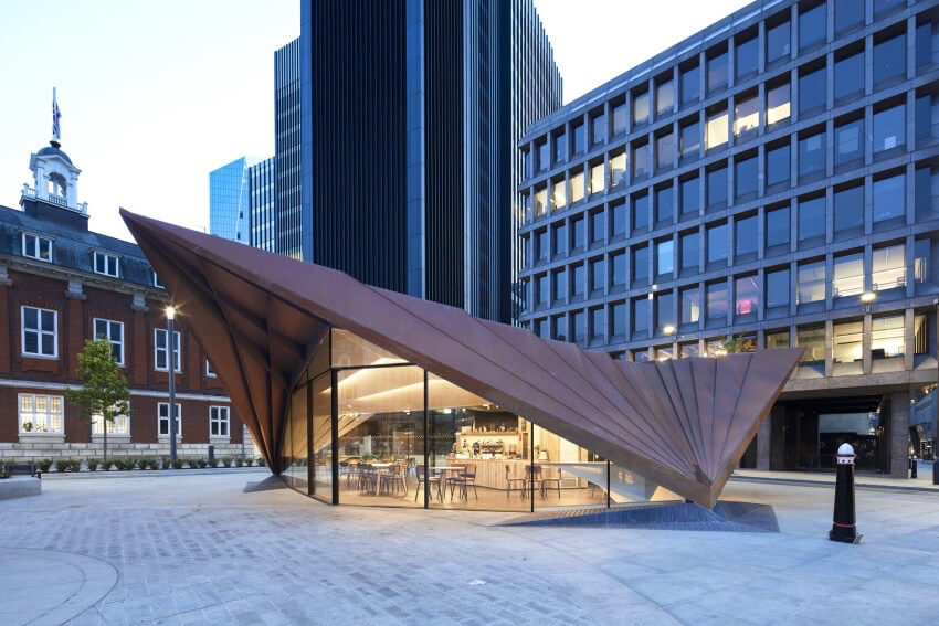 London’s Portsoken Pavilion by Make Architects - Image from makearchitects.com