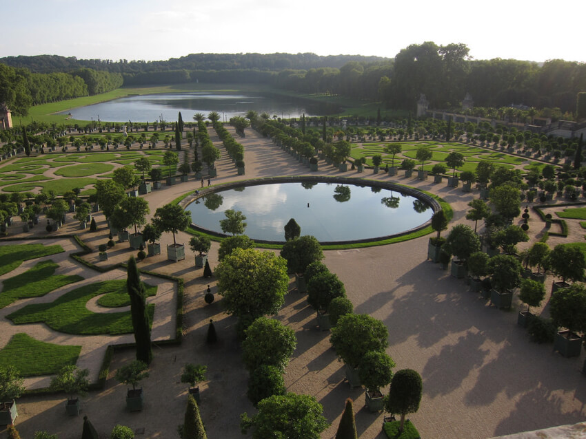 gardens of Versailles outside Paris