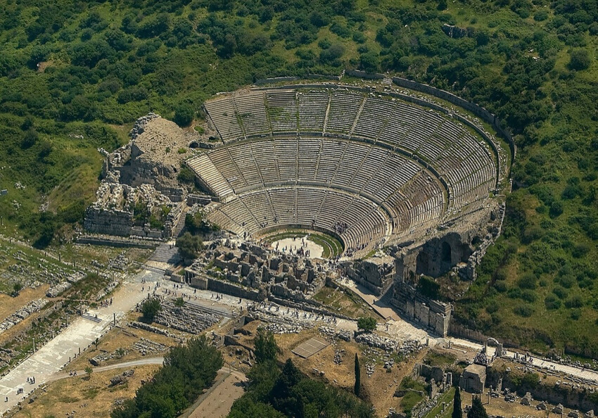 Ephesus theatre in Present day Turkey
