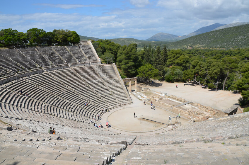 The Great Theatre of Epidaurus in Epidaurus