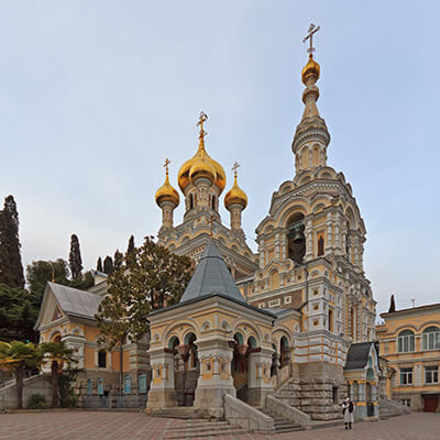 View of a Russian architecture styles