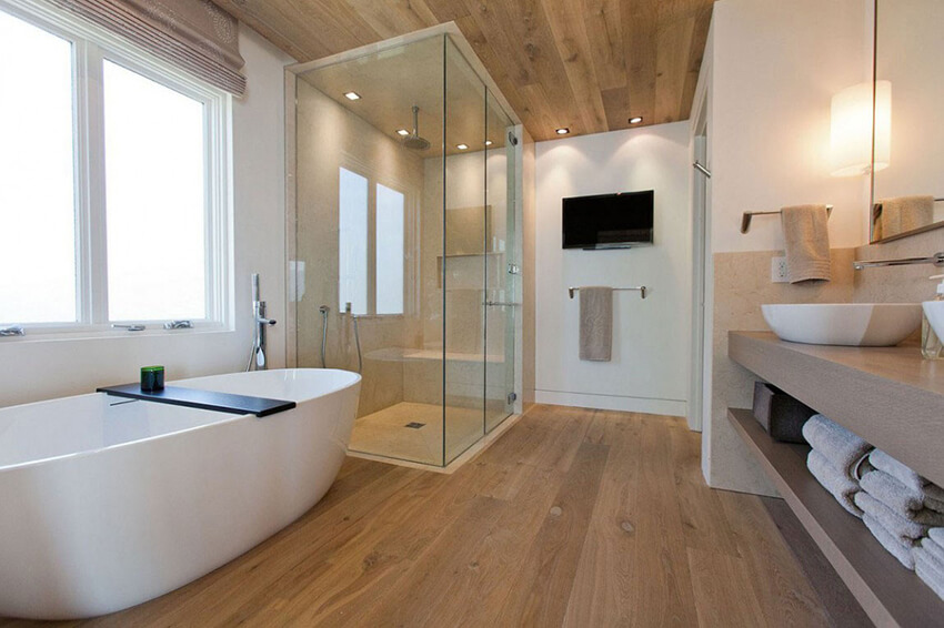 A bathroom layout drier