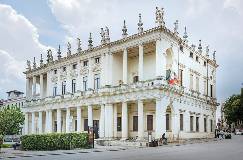 Italian villa designed building