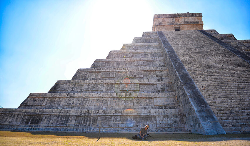 A sample of Mesoamerican ancient architecture
