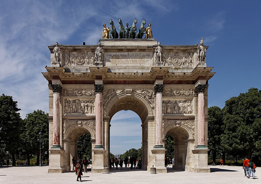 Arc de Triumphal du Carrousel in Paris