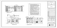 The elevation drawing of a commercial building project