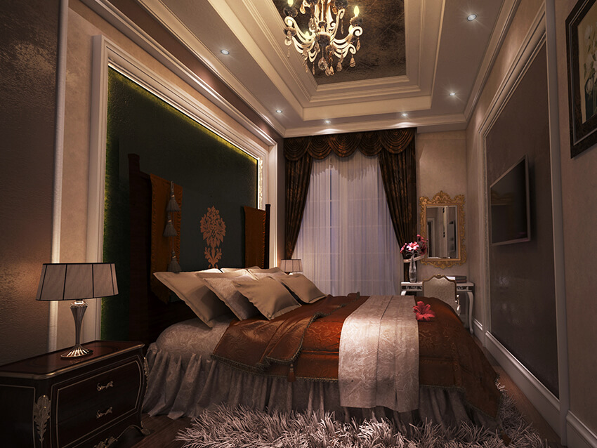 classic master bedroom interior design 