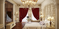 luxurious Classic bedroom interior design
