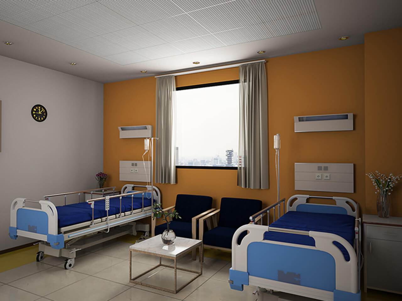 Modern Hospital Interior And Exterior Design Project