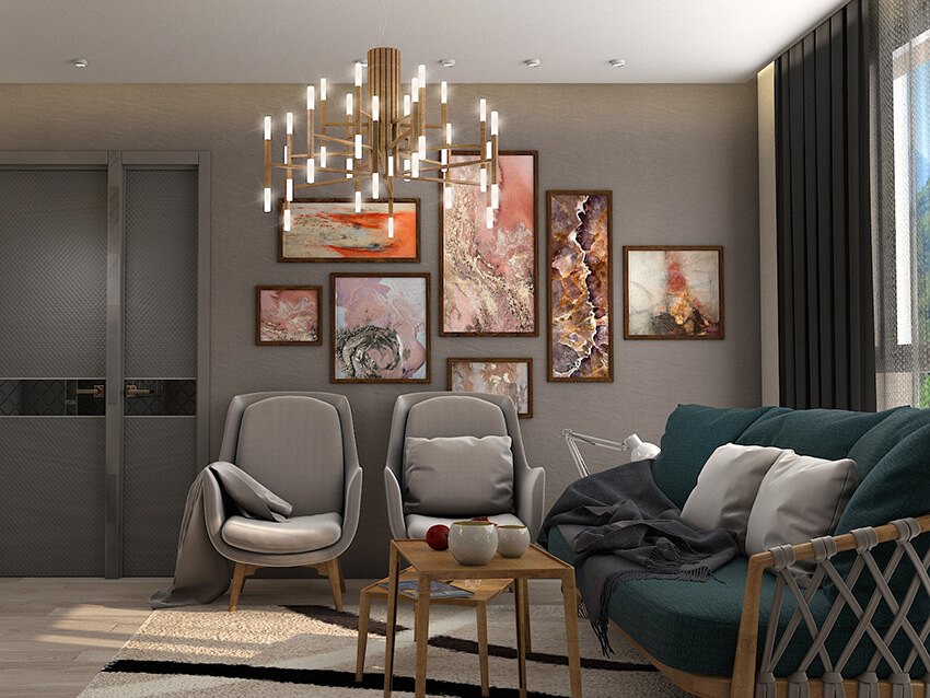 Unique design of a Luxurious contemporary apartment