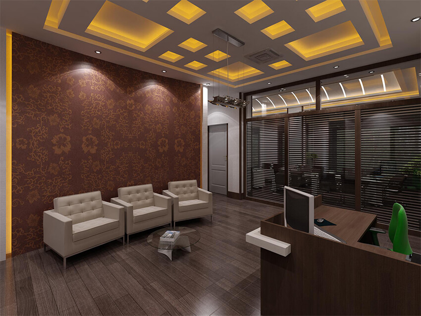 The Modern Interior Design Of A Company Headquarters