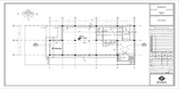 the basement floor plan of a villa